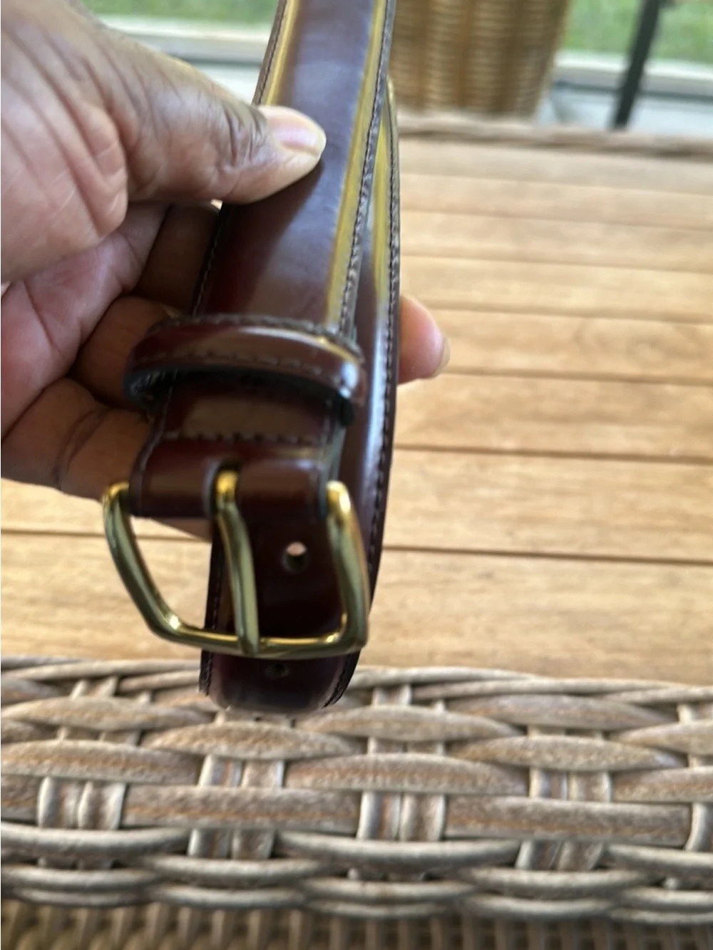 N/A brass buckle